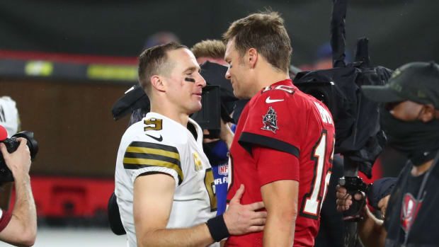 Drew Brees and Tom Brady